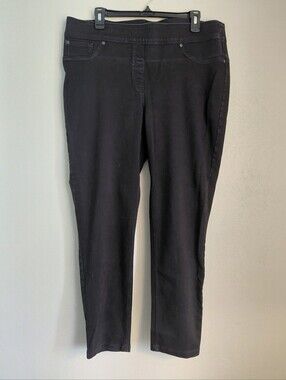 Luxe Denim 4 Way Stretch Skinny Ankle Jeans Sz 1X (16W-18W)